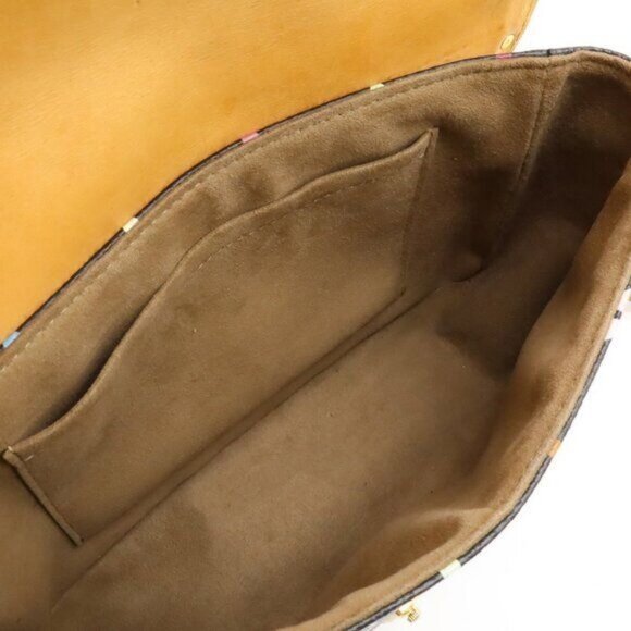 Authentic LOUIS VUITTON Monogram Multicolor Sologne Black Crossbody Shoulder Bag - Picture 8 of 10